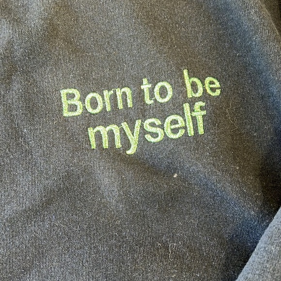 Zara born to be myself sequin sweatshirt - Picture 2 of 6